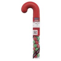 HERSHEY'S HERSHEY-ETS Candy Coated Milk Chocolate Christmas Candy Plastic Cane, 1.4 oz