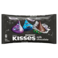 HERSHEY'S KISSES Milk Chocolate Monster, Halloween Candy Bag, 10 oz