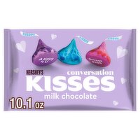 Hershey's Kisses Conversation Milk Chocolate, 10.1 oz, 10.1 Ounce