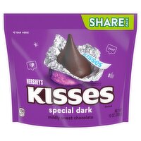 Hershey's Kisses Special Dark Mildly Sweet Chocolate Share Pack, 10 oz