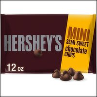 Hershey's Mini Semi-Sweet Chocolate Chips, 12 oz