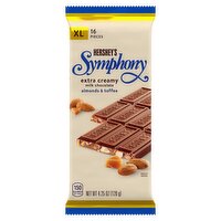 Hershey's Symphony Almonds & Toffee Extra Creamy Milk Chocolate XL, 16 count, 4.25 oz