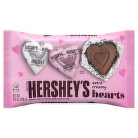 Hershey's Extra Creamy Solid Milk Hearts Chocolate, 9.2 oz