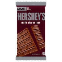 Hershey's Giant Milk Chocolate, 25 count, 7.56 oz, 7.56 Ounce