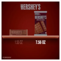 Hershey's Giant Milk Chocolate, 25 count, 7.56 oz