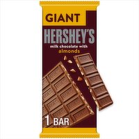 Hershey's Giant Milk Chocolate with Almonds, 25 count, 7.37 oz