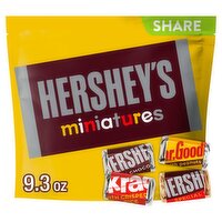 Hershey's Miniatures Chocolate Candy Share Pack, 9.3 oz, 9.3 Ounce