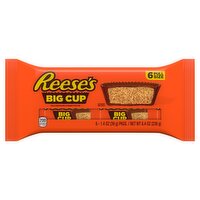 Reese's Milk Chocolate & Peanut Butter Big Cup, 1.4 oz, 6 count