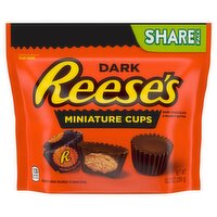 Reese's Dark Chocolate & Peanut Butter Miniature Cups Share Pack, 10.2 oz, 10.2 Ounce