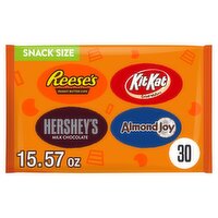 Hershey's Chocolate Candy Assortment Snack Size, 30 count, 15.57 oz