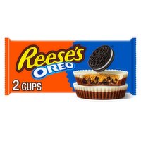 Reese's Milk Chocolate & White Creme Peanut Butter Cups with Oreo Cookie Crumbs, 2 count, 1.4 oz