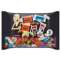 HERSHEY'S, KIT KAT® and REESE'S Assorted Flavored Snack Size, Halloween Candy Bag, 17.28