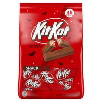 KIT KAT® Milk Chocolate Wafer Snack Size, Halloween Candy Bag, 22.54 oz