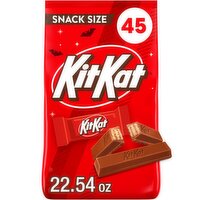 KitKat Crisp Wafers in Milk Chocolate Snack Size, 45 count, 22.54 oz