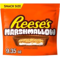 Reese's Milk Chocolate & Peanut Butter Cups with Marshmallow Flavored Filling Snack Size, 9.35 oz, 9.35 Ounce