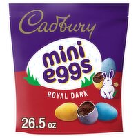 Cadbury Mini Eggs Royal Dark Chocolate with A Crisp Sugar Shell Candy, 26.5 oz