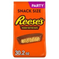 Reese's Milk Chocolate & Peanut Butter Cups Snack Size Party Pack, 30.2 oz
