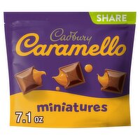 Cadbury Caramello Miniatures Milk Chocolate & Creamy Caramel Share Pack, 7.1 oz