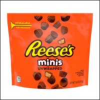 Reese's Milk Chocolate & Peanut Butter Unwrapped Minis, 7.6 oz, 7.6 Ounce