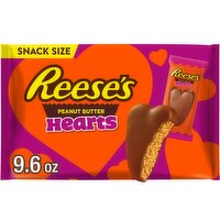 Reese's Milk Chocolate & Peanut Butter Hearts Candy Snack Size, 9.6 oz