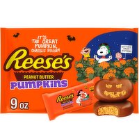 Reese's Milk Chocolate & Peanut Butter Pumpkins Candy, 9 oz