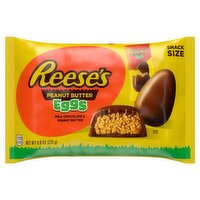 Reese's Milk Chocolate & Peanut Butter Eggs Candy Snack Size, 9.6 oz