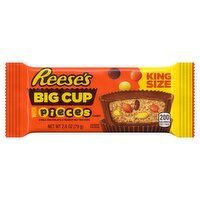 Reese's Big Cup with Pieces Candy King Size, 2 count, 2.8 oz