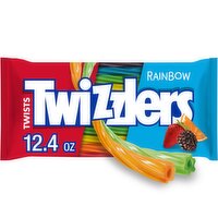 Twizzlers Twists Rainbow Low Fat Snack Candy, 12.4 oz, 12.4 Ounce