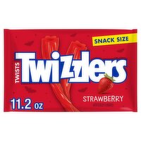 Twizzlers Twists Strawberry Low Fat Snack Candy Snack Size, 11.2 oz