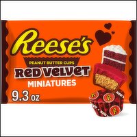 Reese's Miniatures Red Velvet Peanut Butter Cups Candy, 9.3 oz