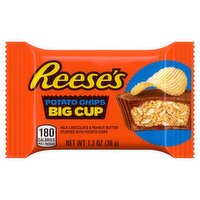 Reese's Potato Chips Big Cup Chocolate, 1.3 oz, 1.3 Ounce