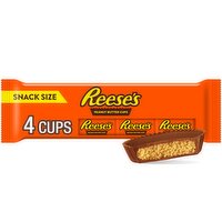 Reese's Milk Chocolate & Peanut Butter Cups Candy Snack Size, .55 oz, 4 count, 2.2 Ounce