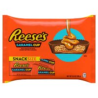 Reese's Milk Chocolate with Peanut Butter & Caramel Cup Snack Size, 9.9 oz