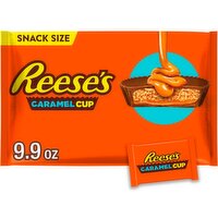 Reese's Milk Chocolate with Peanut Butter & Caramel Cup Snack Size, 9.9 oz, 9.9 Ounce
