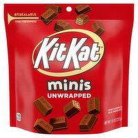 KitKat Crisp Wafers in Milk Chocolate Unwrapped Minis, 7.6 oz