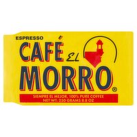 Café El Morro Espresso 100% Pure Coffee, 8.8 oz