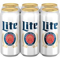 Miller Lite Lager Beer, 16 oz Single Can, 16 fl oz, 16 Fluid ounce