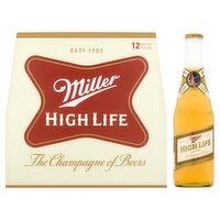 Miller High Life Beer, 12 fl oz