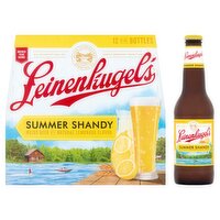 Leinenkugel's Summer Shandy Weiss Beer with Natural Lemonade Flavor, 12 oz, 12 count, 144 Fluid ounce