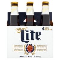 Miller Lite Beer, 6 count, 12 oz