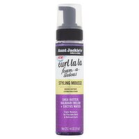 Aunt Jackie's Curls & Coils Curl La La Foam-A-Licious Styling Mousse, 8.5 fl oz, 8.5 Fluid ounce