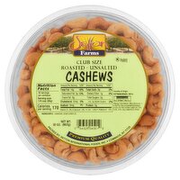 Setton Farms Roasted - Unsalted Cashews Club Size, 32 oz