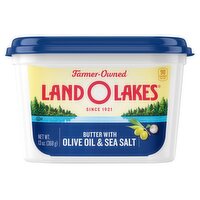 Land O Lakes® Butter with Olive Oil and Sea Salt, 13 oz Tub, 13 Ounce