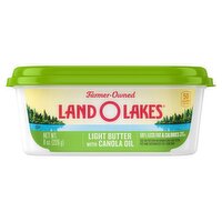 Land O Lakes Light Butter with Canola Oil Spread, 8 oz, 8 Ounce