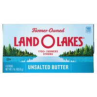 Land O Lakes® Unsalted Butter, 1 lb in 4 Sticks, 1 Pound