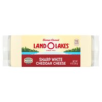 Land O Lakes® Sharp White Cheddar Cheese, 8 oz Block, 8 Ounce