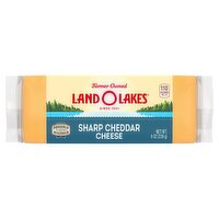 Land O Lakes® Sharp Cheddar Cheese, 8 oz Block