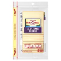 Land O Lakes Muenster Cheese, 10 count, 8 oz