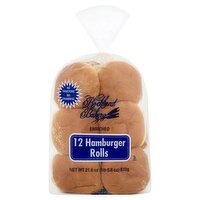 Rockland Bakery Enriched Hamburger Rolls, 12 count, 21.6 oz