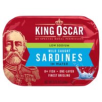 King Oscar Sardines in Water, 3.75 oz, 3.75 Ounce